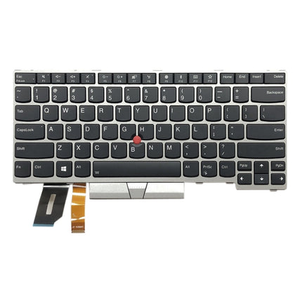 US Backlight keyboard for Lenovo ThinkPad E480 L480 L380 Yoga T480s(Silver)-garmade.com