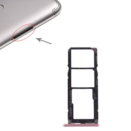 SIM Card Tray + SIM Card Tray + Micro SD Card for Xiaomi Redmi S2 Rose Gold-garmade.com