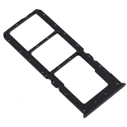 SIM Card Tray + SIM Card Tray + Micro SD Card Tray for OPPO A11(Black)-garmade.com
