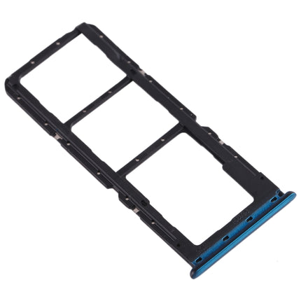 SIM Card Tray + SIM Card Tray + Micro SD Card Tray for Realme X2(Blue)-garmade.com