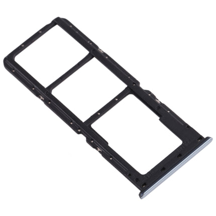 SIM Card Tray + SIM Card Tray + Micro SD Card Tray for Realme X2(Silver)-garmade.com