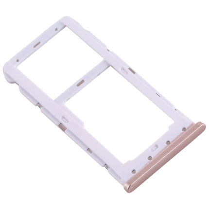 SIM Card Tray + SIM / Micro SD Card Tray for Meizu M6T(Pink)-garmade.com