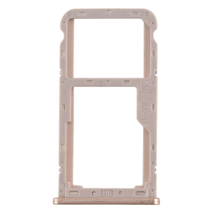 SIM Card Tray + SIM / Micro SD Card Tray for Meizu M6T(Gold)-garmade.com