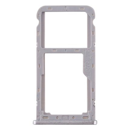 SIM Card Tray + SIM / Micro SD Card Tray for Meizu M6T(Silver)-garmade.com
