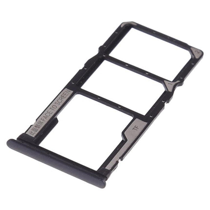 Dual SIM Card Tray + Micro SD Card for Xiaomi Redmi 7 Black-garmade.com
