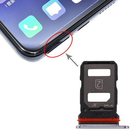 SIM Card Tray + SIM Card Tray for vivo X30 Pro(Black)-garmade.com