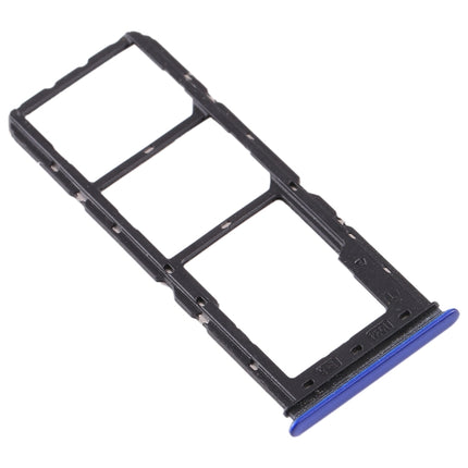 SIM Card Tray + SIM Card Tray + Micro SD Card Tray for vivo Y5s(Blue)-garmade.com