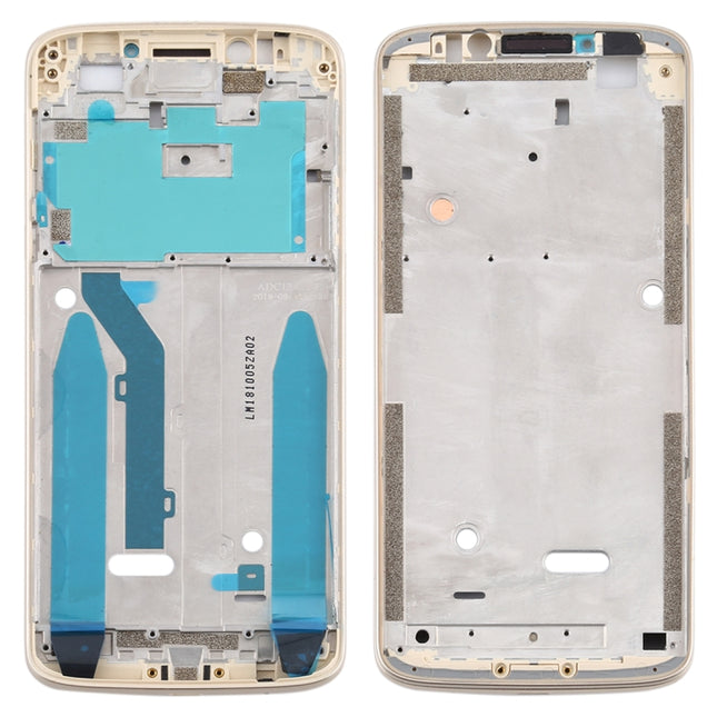 Front Housing LCD Frame Bezel for Motorola Moto E5(Gold)-garmade.com