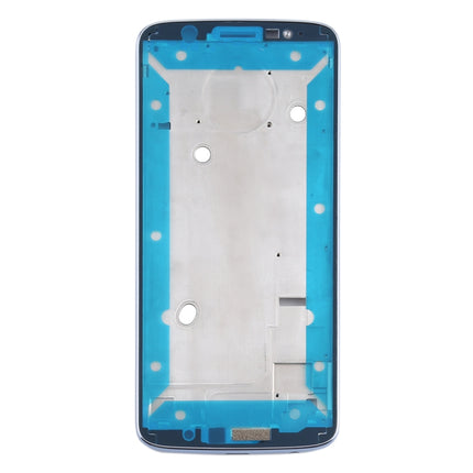 Front Housing LCD Frame Bezel for Motorola Moto G6 Plus(Blue)-garmade.com