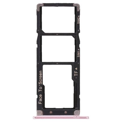 2 SIM Card Tray + Micro SD Card Tray for Asus ZenFone 4 Max ZC520KL(Rose Gold)-garmade.com