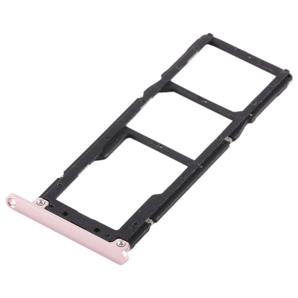 2 SIM Card Tray + Micro SD Card Tray for Asus Zenfone 4 Max ZC554KL(Rose Gold)-garmade.com