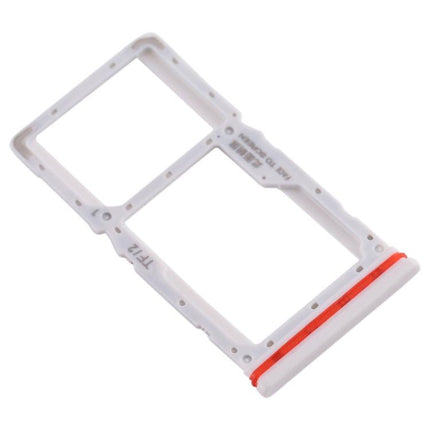 SIM Card Tray + SIM / Micro SD Card Tray for Xiaomi Redmi K30 4G White-garmade.com