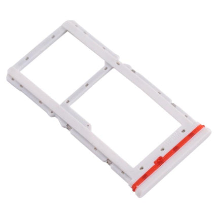 SIM Card Tray + SIM / Micro SD Card Tray for Xiaomi Redmi K30 4G White-garmade.com