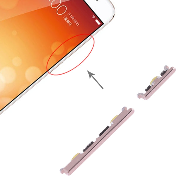 Side Keys for Vivo X9(Gold)-garmade.com