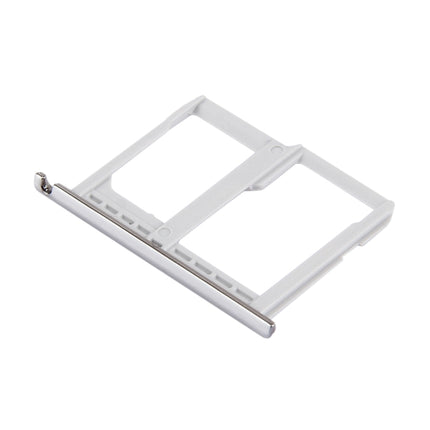 SIM Card Tray + Micro SD / SIM Card Tray for LG X Cam / K580(Silver)-garmade.com