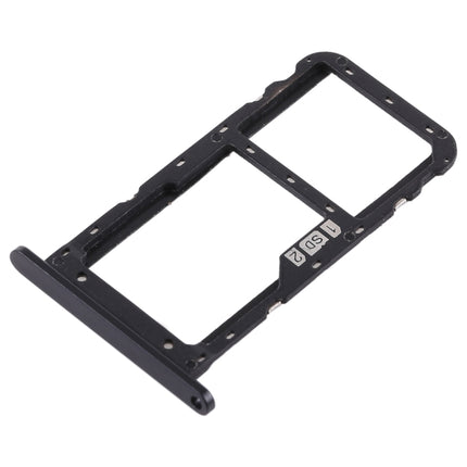 SIM Card Tray + SIM Card Tray / Micro SD Card Tray for Asus Zenfone 5 ZE620KL(Black)-garmade.com