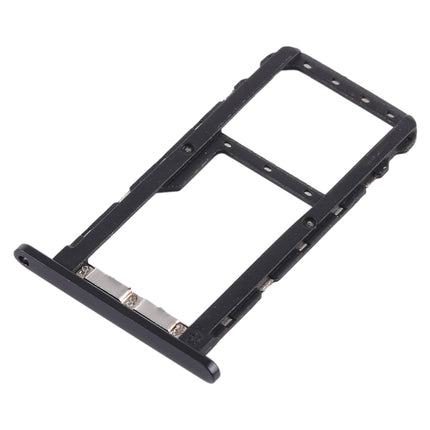 SIM Card Tray + SIM Card Tray / Micro SD Card Tray for Asus Zenfone 5 ZE620KL(Black)-garmade.com