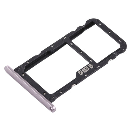 SIM Card Tray + SIM Card Tray / Micro SD Card Tray for Asus Zenfone 5 ZE620KL(Silver)-garmade.com