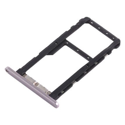 SIM Card Tray + SIM Card Tray / Micro SD Card Tray for Asus Zenfone 5 ZE620KL(Silver)-garmade.com