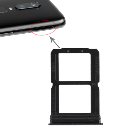 Double SIM Card Tray for OnePlus 6 (Black)-garmade.com