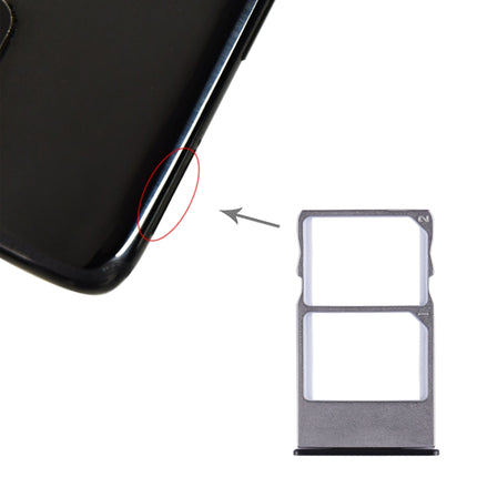 SIM Card Tray + SIM Card Tray for Meizu 15 Plus(Black)-garmade.com