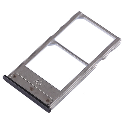SIM Card Tray + SIM Card Tray for Meizu 15 Plus(Black)-garmade.com