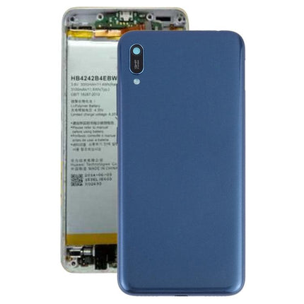 Battery Back Cover with Camera Lens & Side Keys for Huawei Y6 (2019)(Blue)-garmade.com