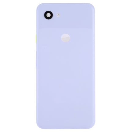 Battery Back Cover with Camera Lens & Side Keys for Google Pixel 3a(Light Purple)-garmade.com