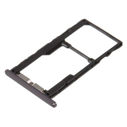 SIM Card Tray + SIM Card Tray / Micro SD Card Tray for Motorola Moto G5S(Black)-garmade.com