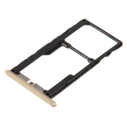 SIM Card Tray + SIM Card Tray / Micro SD Card Tray for Motorola Moto G5S(Gold)-garmade.com