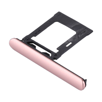 for Sony Xperia XZ1 SIM / Micro SD Card Tray, Double Tray(Pink)-garmade.com