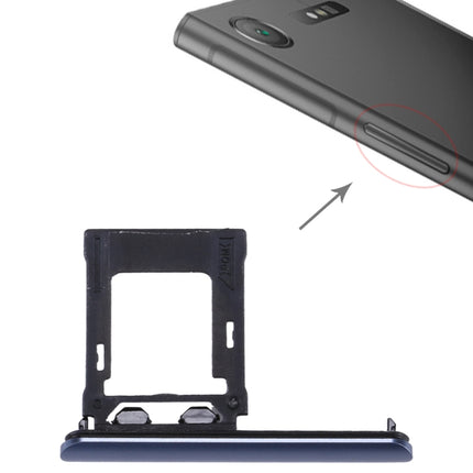 for Sony Xperia XZ1 SIM / Micro SD Card Tray, Double Tray(Blue)-garmade.com