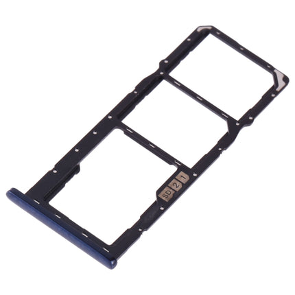 SIM Card Tray + SIM Card Tray + Micro SD Card Tray for Asus ZenFone Max Pro (M2) ZB631KL(Blue)-garmade.com