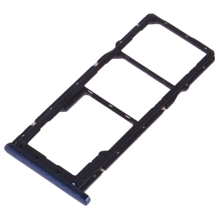 SIM Card Tray + SIM Card Tray + Micro SD Card Tray for Asus ZenFone Max Pro (M2) ZB631KL(Blue)-garmade.com