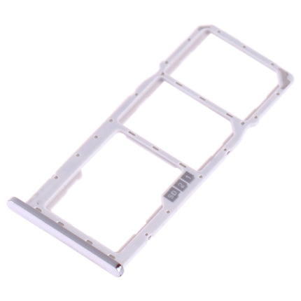 SIM Card Tray + SIM Card Tray + Micro SD Card Tray for Asus ZenFone Max Pro (M2) ZB631KL (Silver)-garmade.com