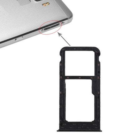SIM Card Tray for Huawei Honor 7S (Black)-garmade.com