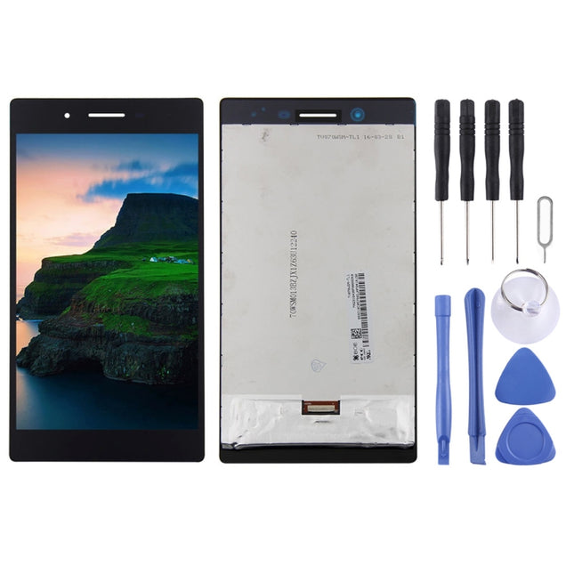 LCD Screen and Digitizer Full Assembly for Lenovo Tab 3 7 inch / 730 / TB3-730 / TB3-730X / TB3-730F / TB3-730M(Black)-garmade.com