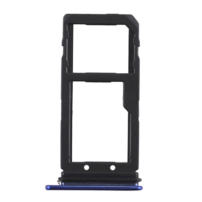 SIM Card Tray + Micro SD Card Tray for HTC U11 Life(Blue)-garmade.com