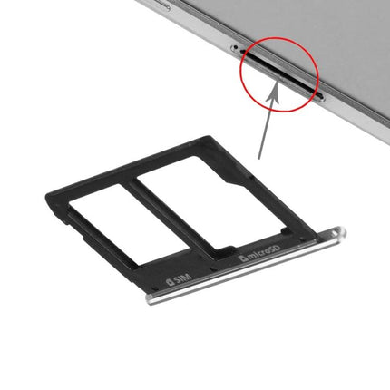 SIM Card Tray & Micro SD Card Tray for Samsung Galaxy A9 2016 Black-garmade.com