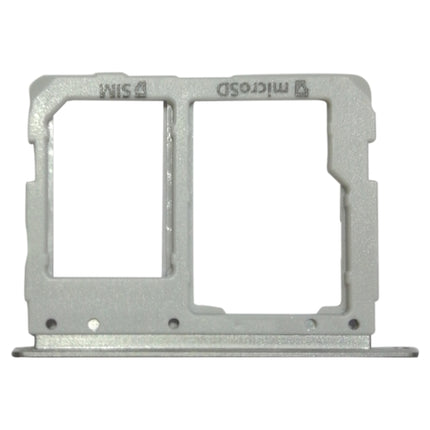 SIM Card Tray + Micro SD Card Tray for Samsung Galaxy Tab S3 9.7 / T825 (3G Version)(Silver)-garmade.com