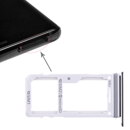 2 SIM Card Tray / Micro SD Card Tray for Samsung Galaxy Note 8(Black)-garmade.com