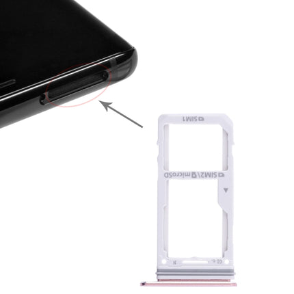 2 SIM Card Tray / Micro SD Card Tray for Samsung Galaxy Note 8(Pink)-garmade.com