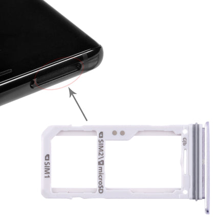 2 SIM Card Tray / Micro SD Card Tray for Samsung Galaxy Note 8(Grey)-garmade.com