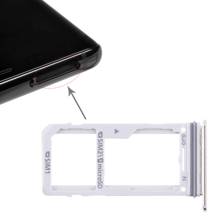 2 SIM Card Tray / Micro SD Card Tray for Samsung Galaxy Note 8(Gold)-garmade.com