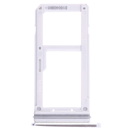 2 SIM Card Tray / Micro SD Card Tray for Samsung Galaxy S7(White)-garmade.com