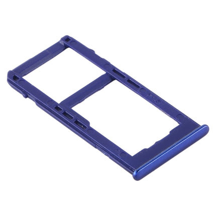 SIM Card Tray + SIM Card Tray / Micro SD Card Tray for Samsung Galaxy A60 (Blue)-garmade.com