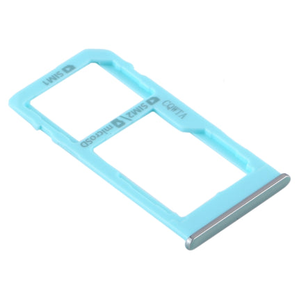 SIM Card Tray + SIM Card Tray / Micro SD Card Tray for Samsung Galaxy A60 (Baby Blue)-garmade.com