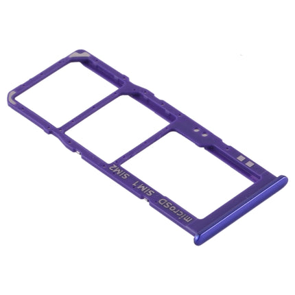 SIM Card Tray + SIM Card Tray + Micro SD Card Tray for Samsung Galaxy A30s (Blue)-garmade.com