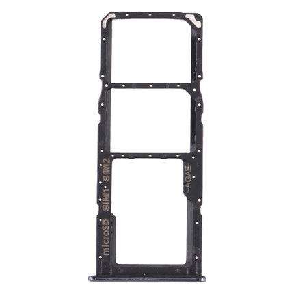 SIM Card Tray + SIM Card Tray + Micro SD Card Tray for Samsung Galaxy A71(Black)-garmade.com