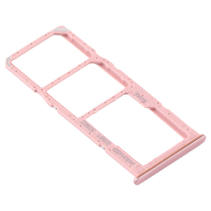 SIM Card Tray + SIM Card Tray + Micro SD Card Tray for Samsung Galaxy A71(Pink)-garmade.com